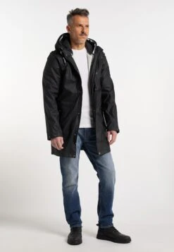 Schmuddelwedda Vestes De Mi-saison Parka Mi-saison Homme Noir -Schmuddelwedda fea4fa20b1b0c60266240e652eed5418
