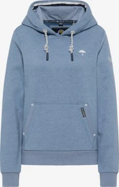 Schmuddelwedda Sweats à Capuche Sweat-shirt Femme Bleu Fumé